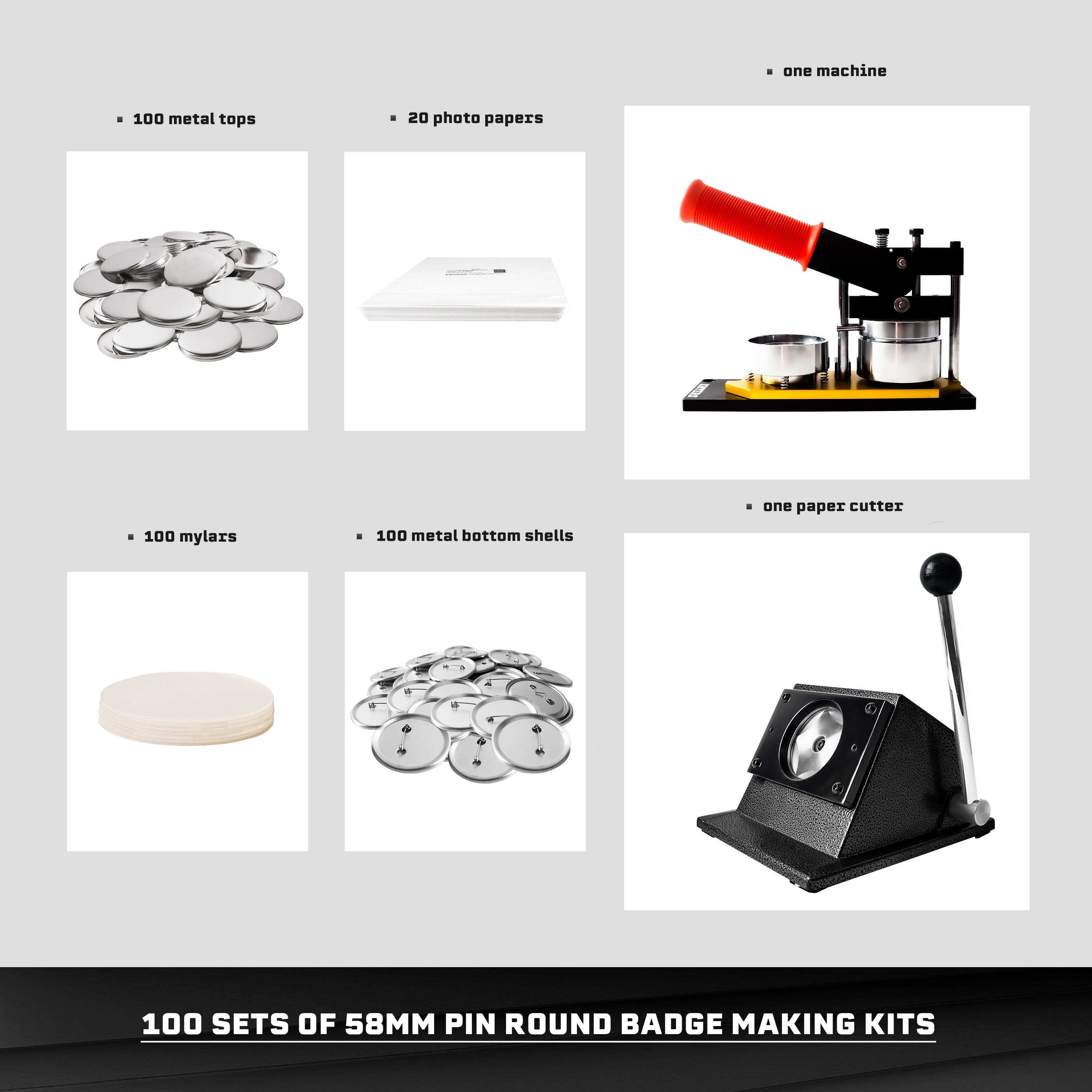 58mm Button Maker Machine