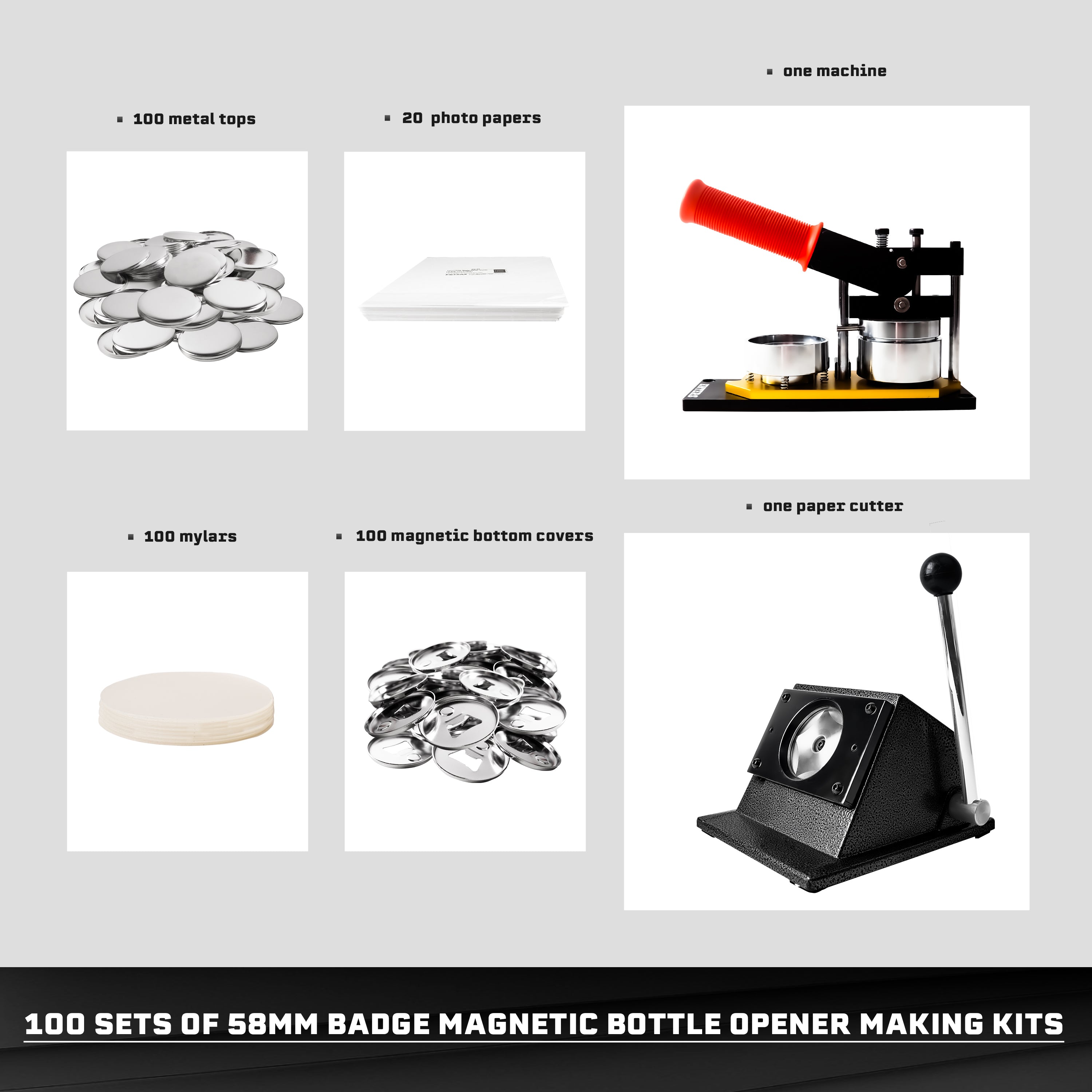 58mm Button Maker Machine