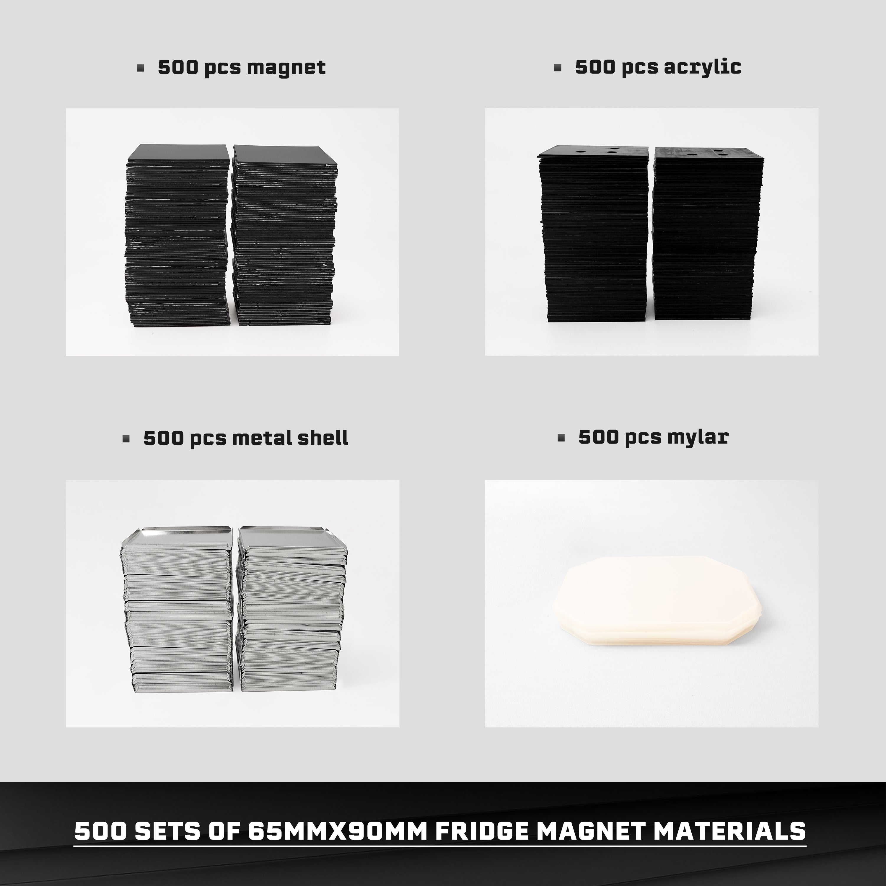 65*90mm Upgraded Fridge Magnet Making Machine Set