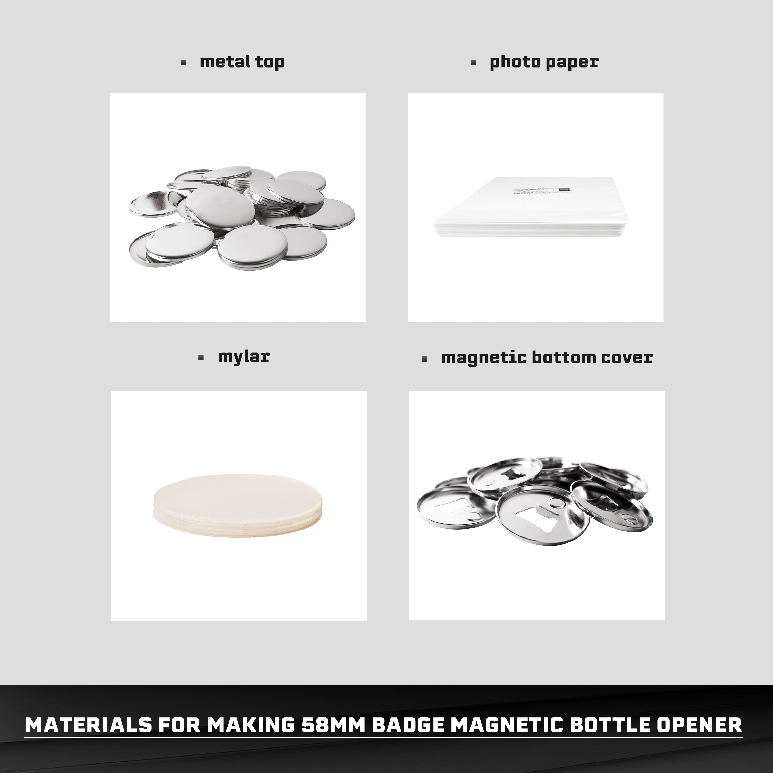58mm Button Maker Machine