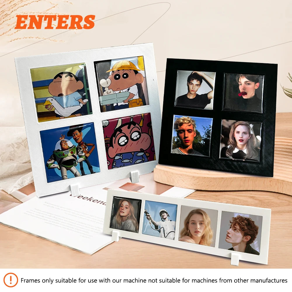 50×50mm Square Magnetic Photo Frame