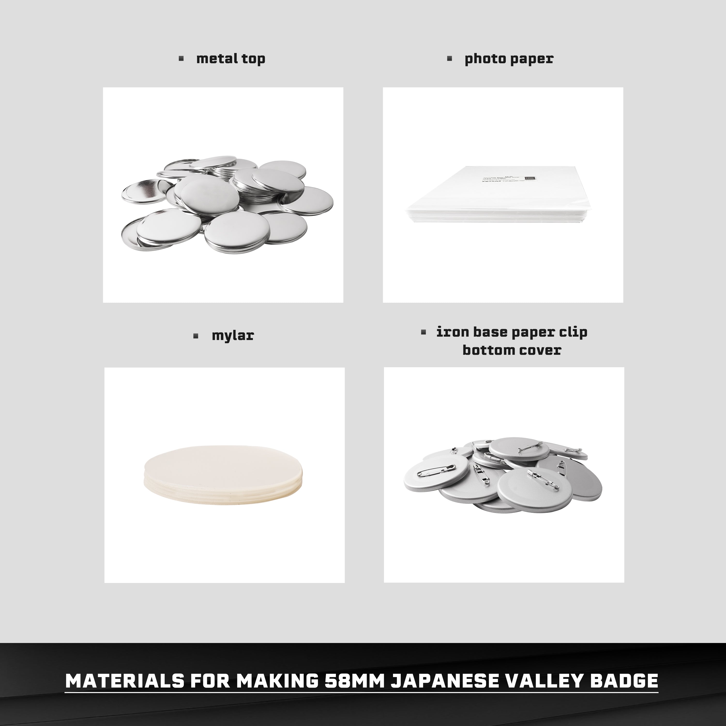 58mm Button Maker Machine