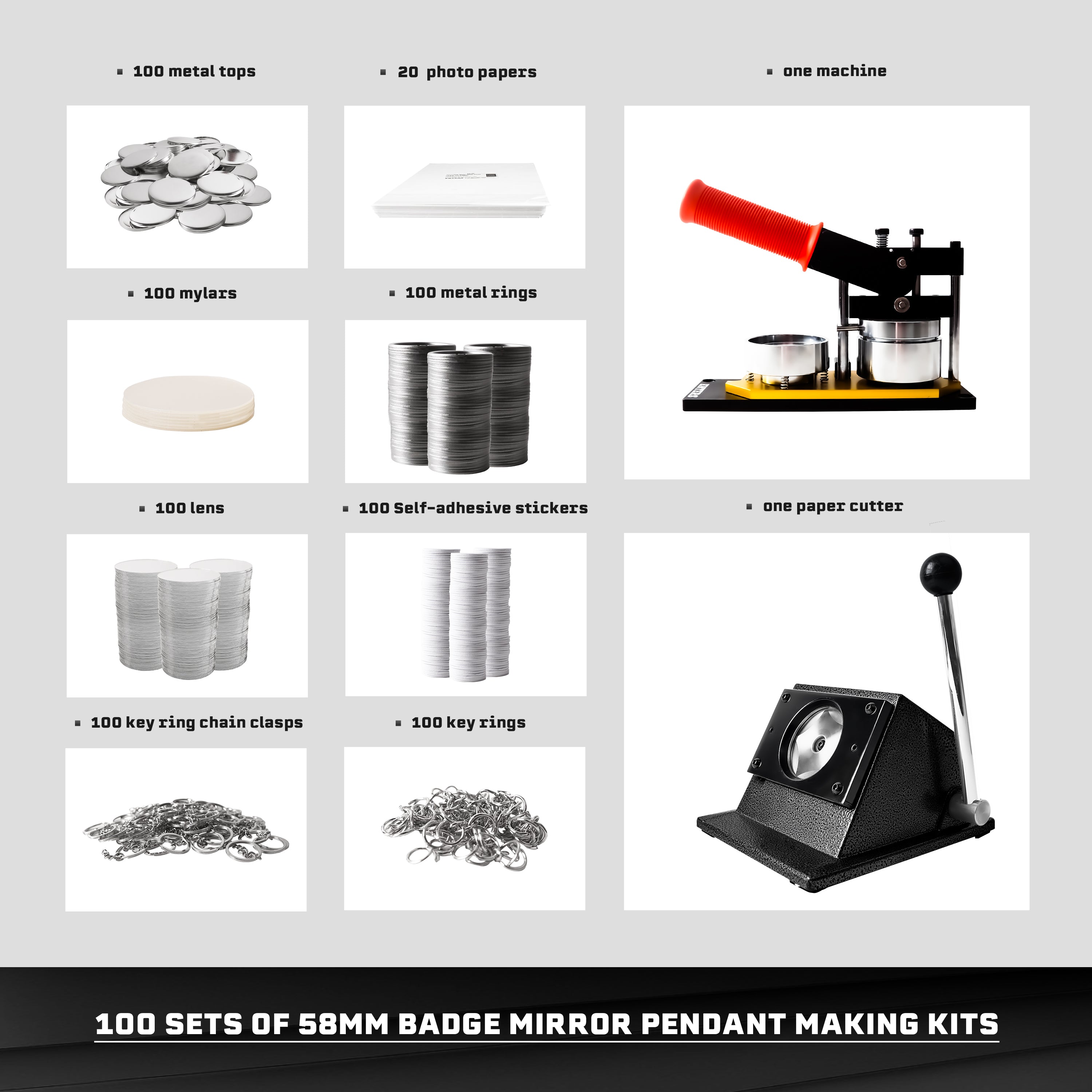 58mm Button Maker Machine