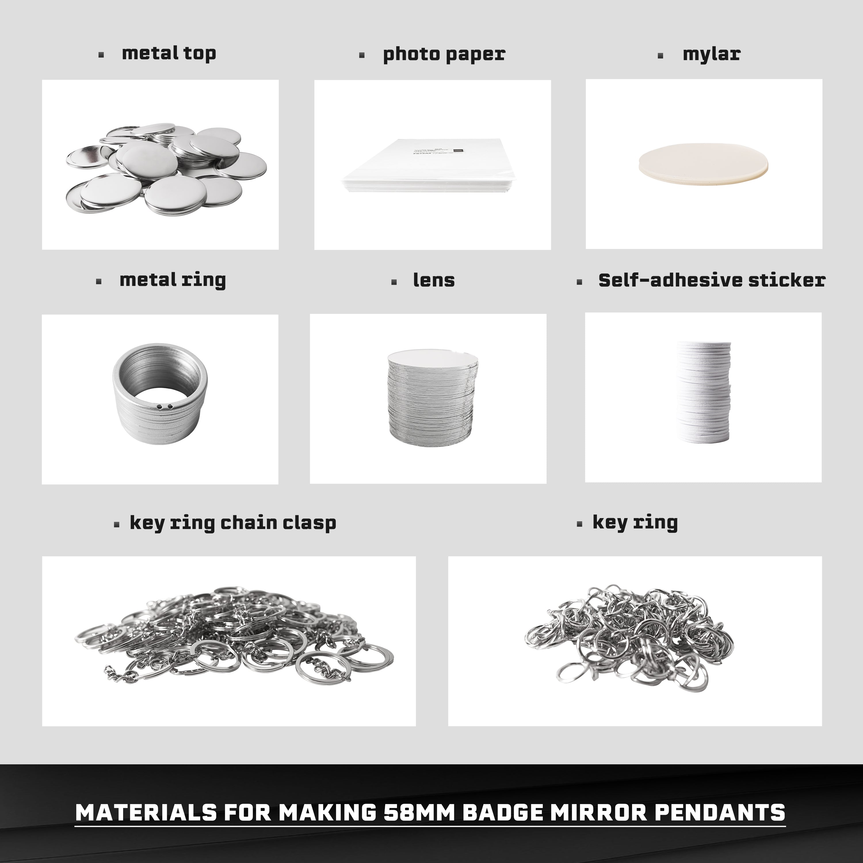 58mm Button Maker Machine