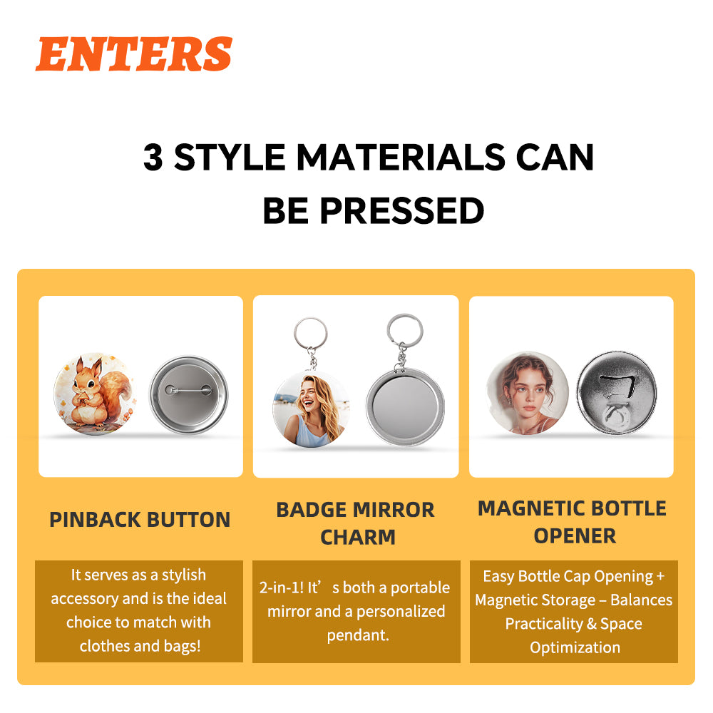 58mm Button Maker Machine