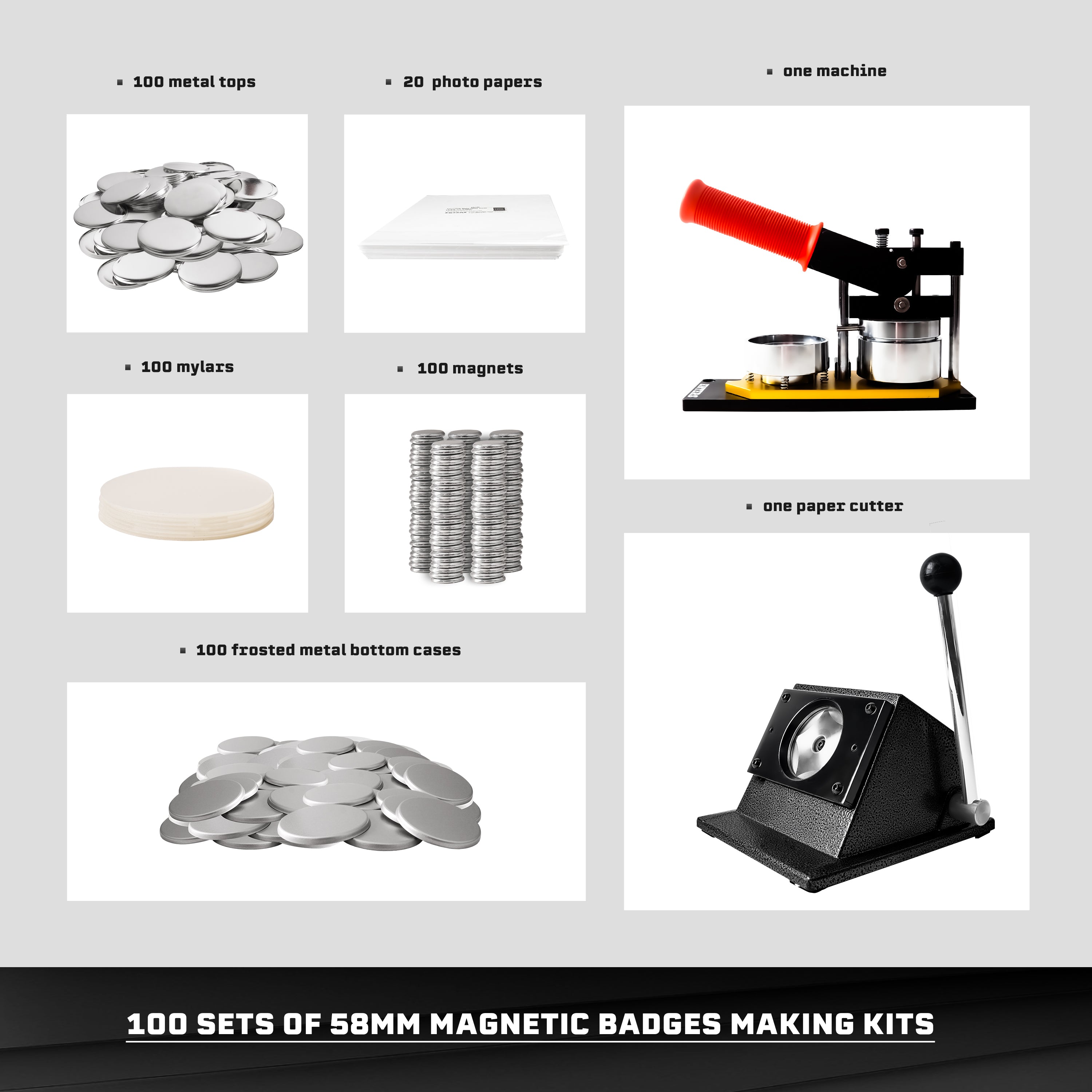 58mm Button Maker Machine