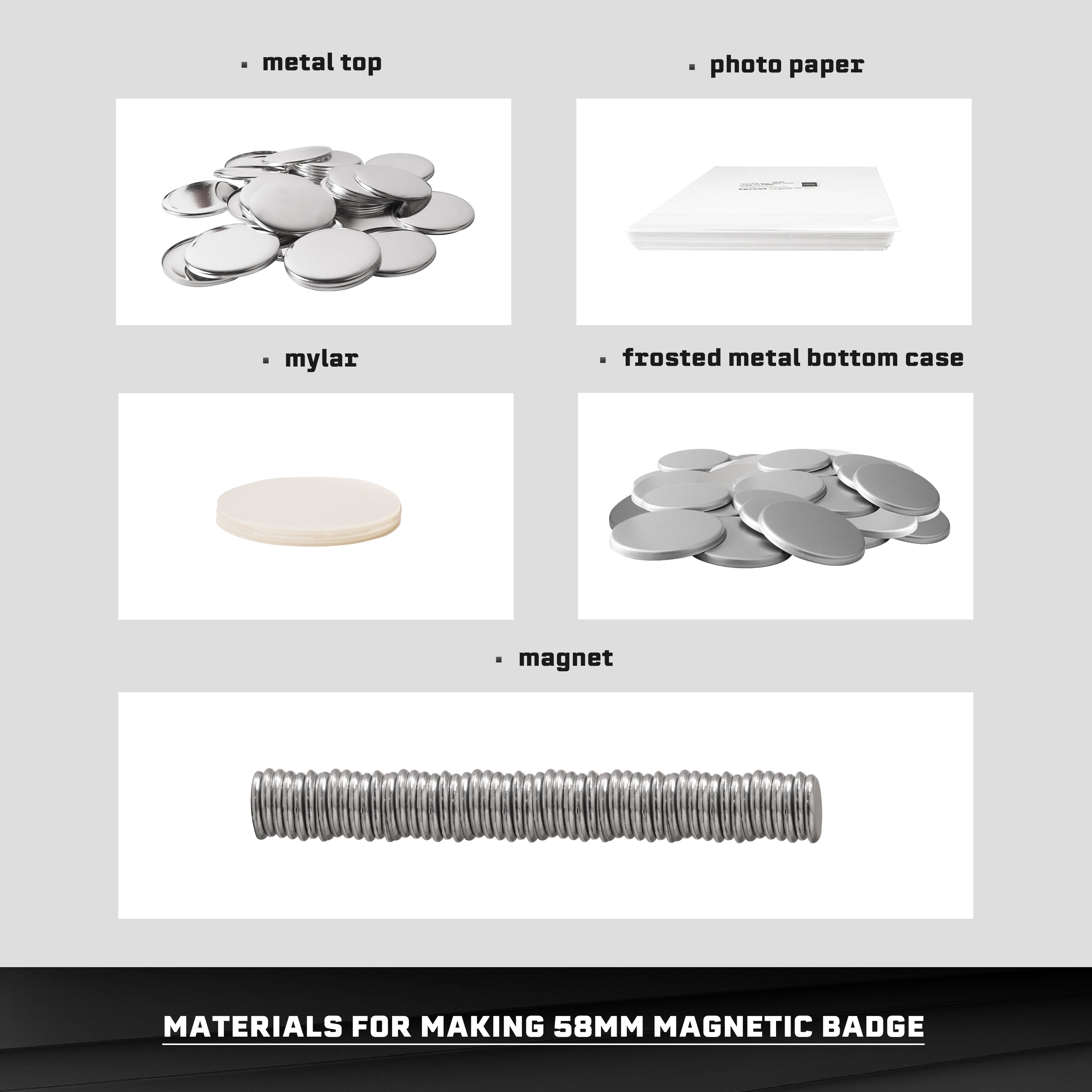 58mm Button Maker Machine