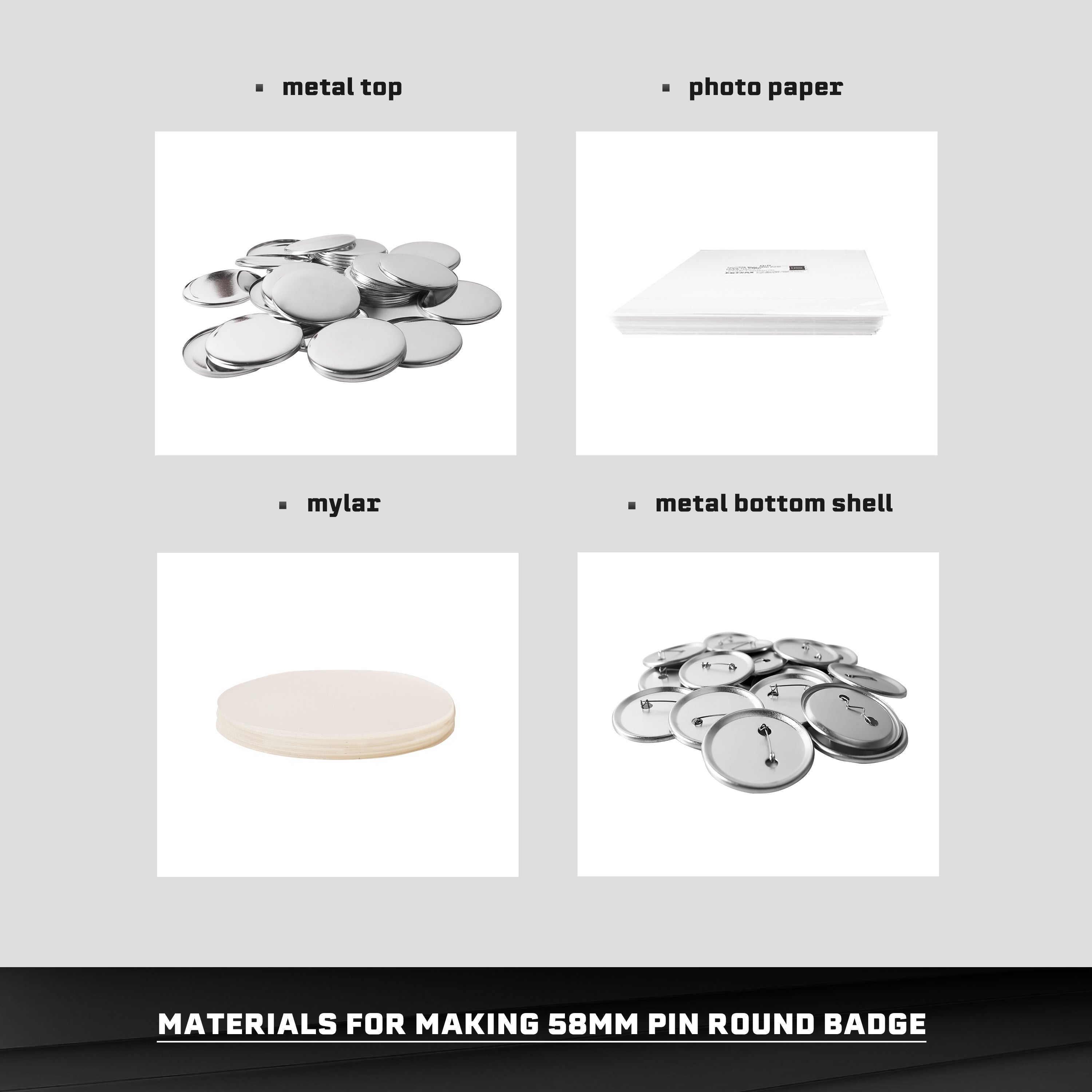 58mm Button Maker Machine